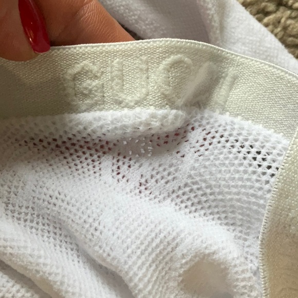 Mesh tights with GG logo - Picture 7 of 8